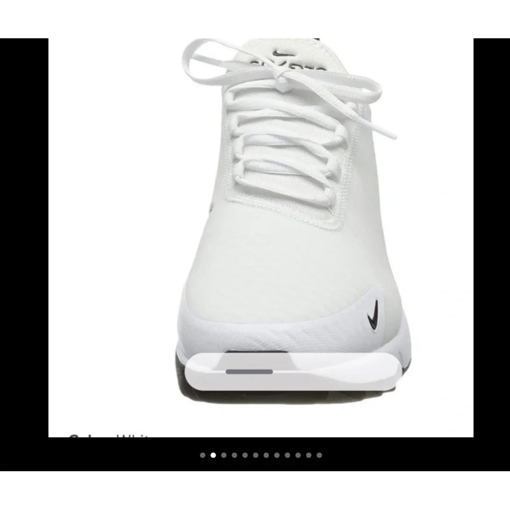 NEW NIKE Air MAX 270 G, Unisex Adult Golf Shoe 11.5 White - Picture 2 of 9